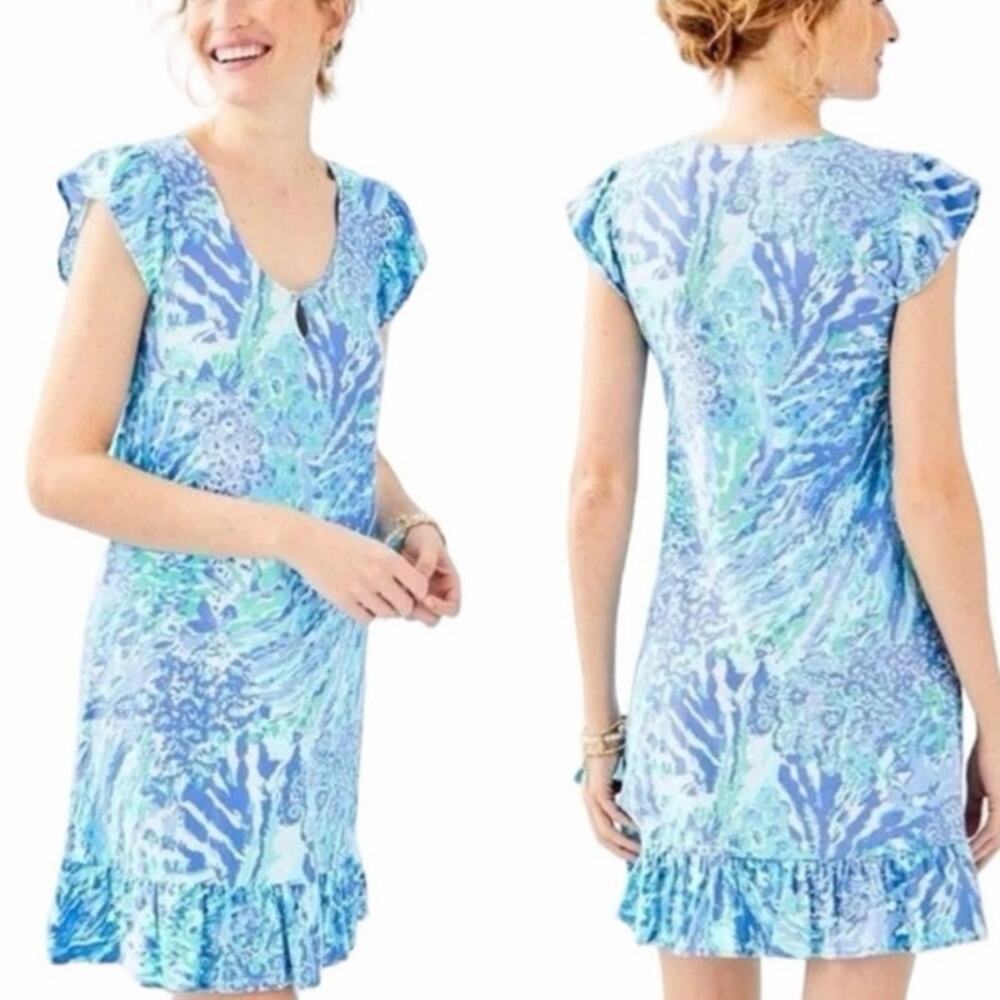 Lilly Pulitzer Rejina Shift Dress Blue Haven